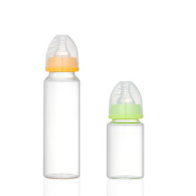 lactancia y alimentación para bebés con biberón de vidrio para bebés alimentación con biberones de cuello estándar